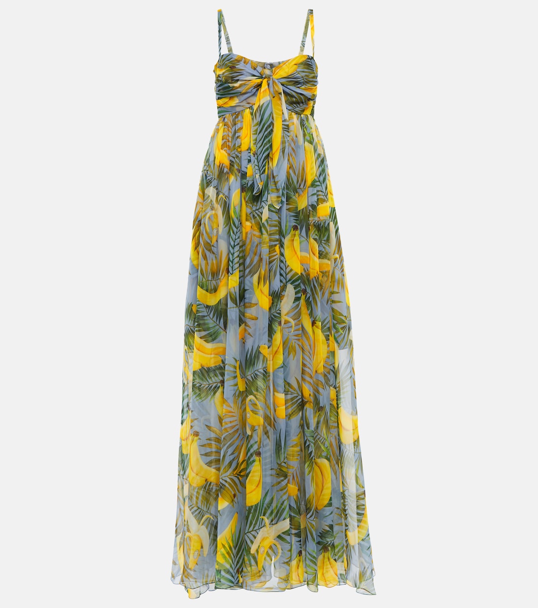 Printed silk chiffon gown | Oscar de la Renta