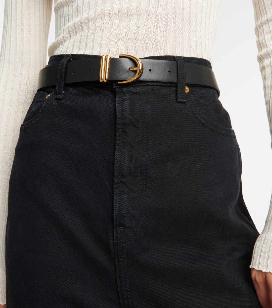 Bambi leather belt | Khaite