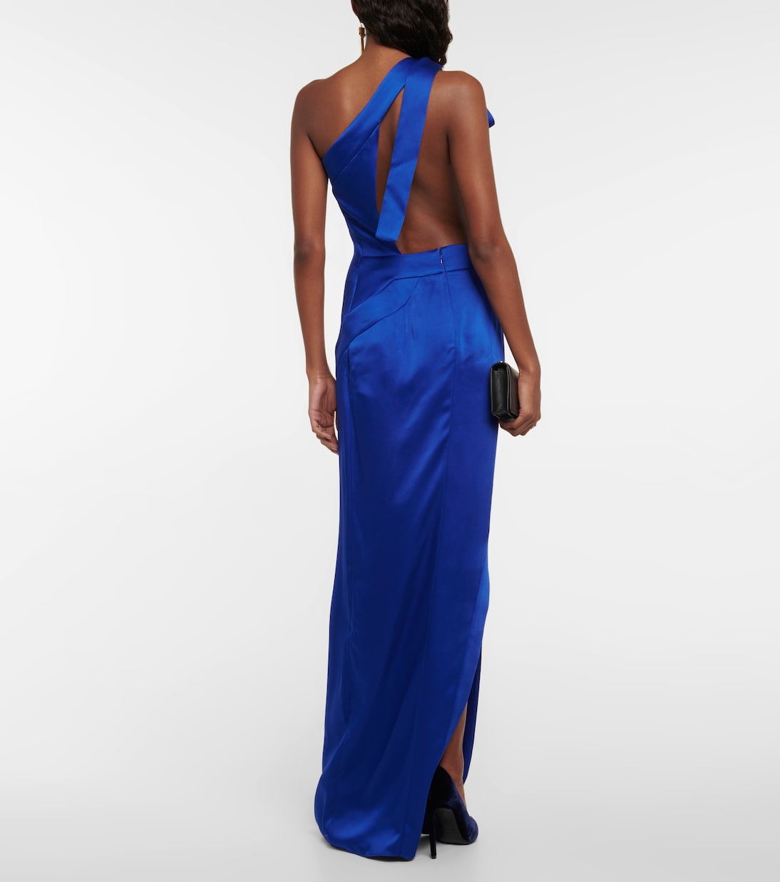 One-Shoulder-Robe aus Satin | Tom Ford
