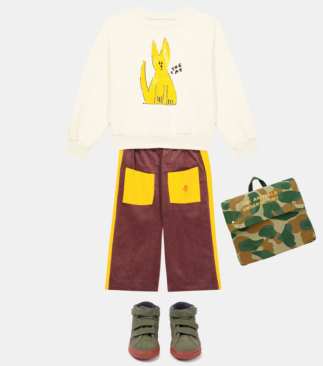 Zaino in twill di cotone con stampa | The Animals Observatory
