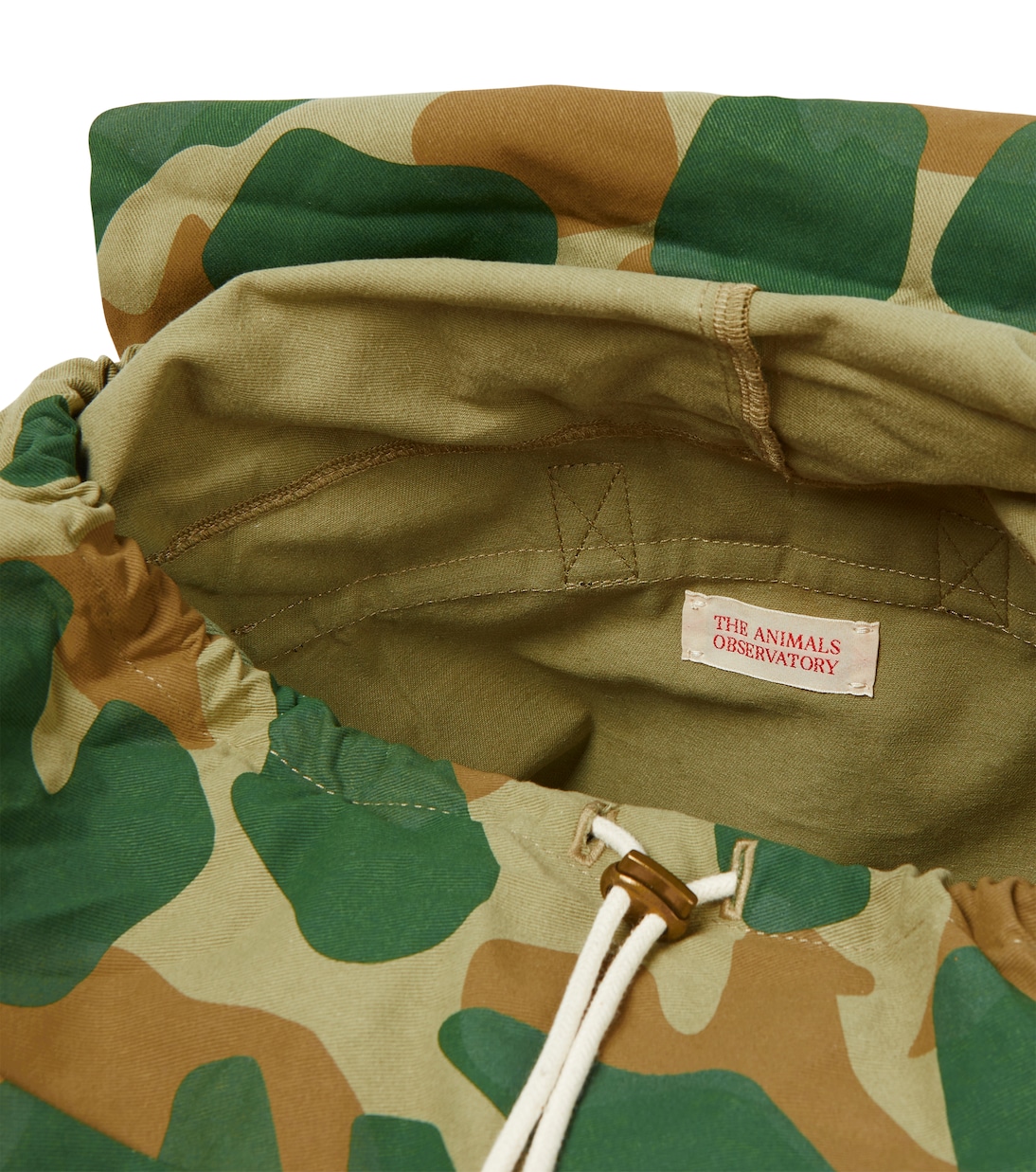 Zaino in twill di cotone con stampa | The Animals Observatory