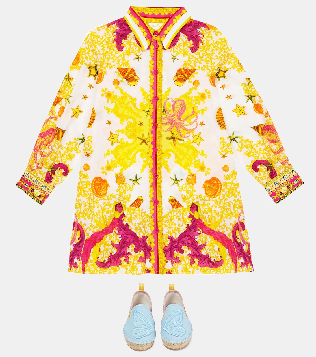 Bedrucktes Kleid aus Baumwolle | Camilla Kids