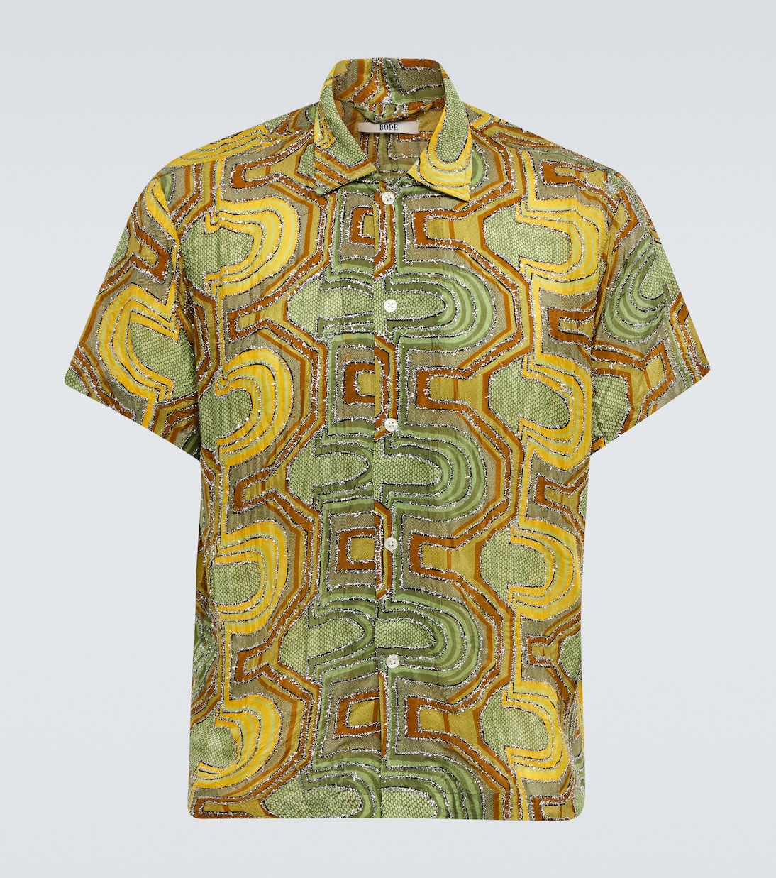 Chemise Disco Tinsel brodée | Bode