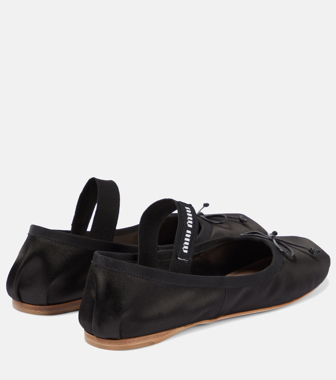 Ballerine in raso | Miu Miu