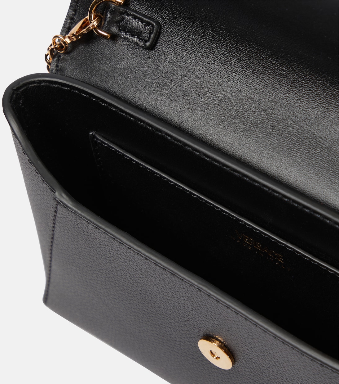 La Medusa leather wallet on chain | Versace