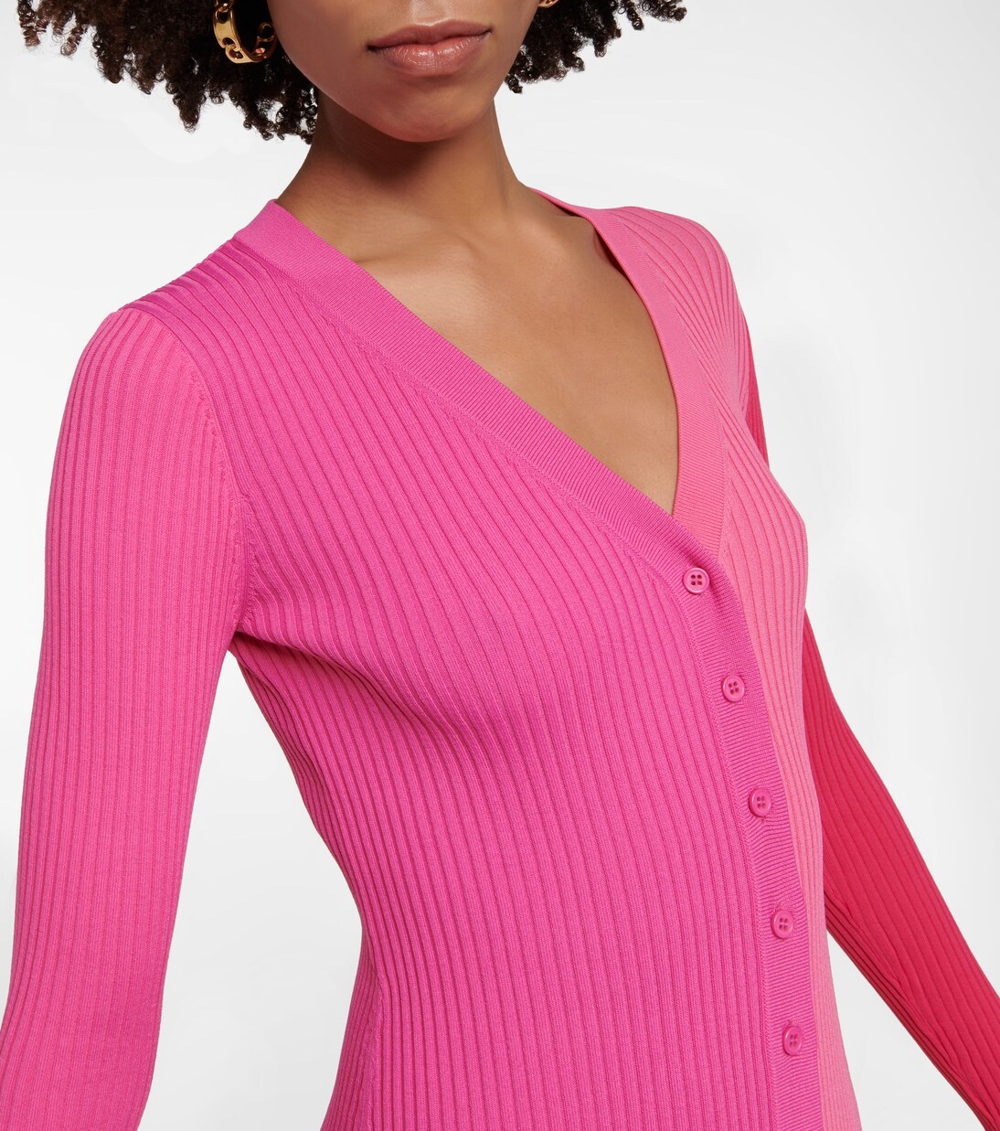Shoko ribbed-knit midi dress | Staud