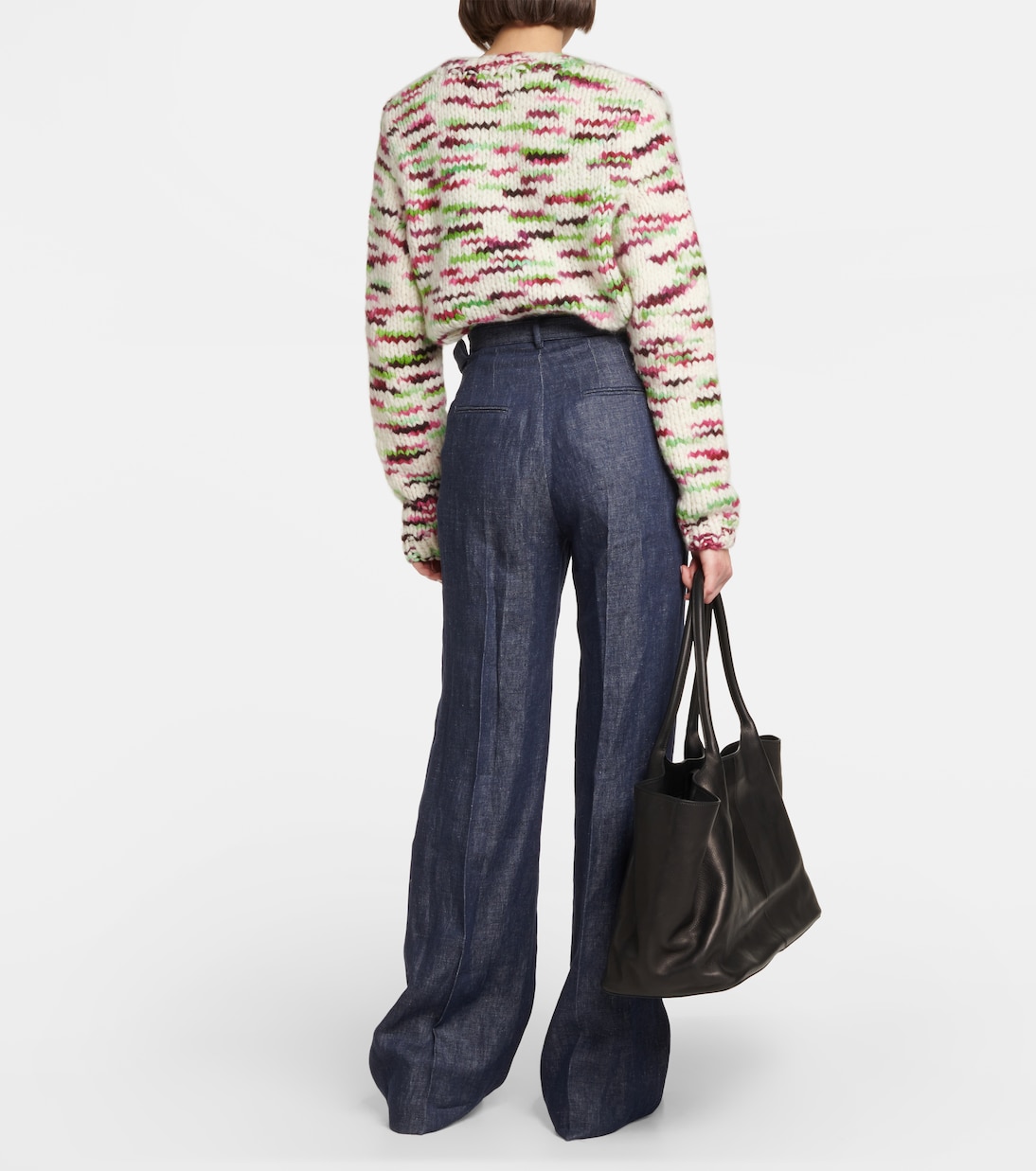 Belted high-rise wide-leg linen pants | Gabriela Hearst