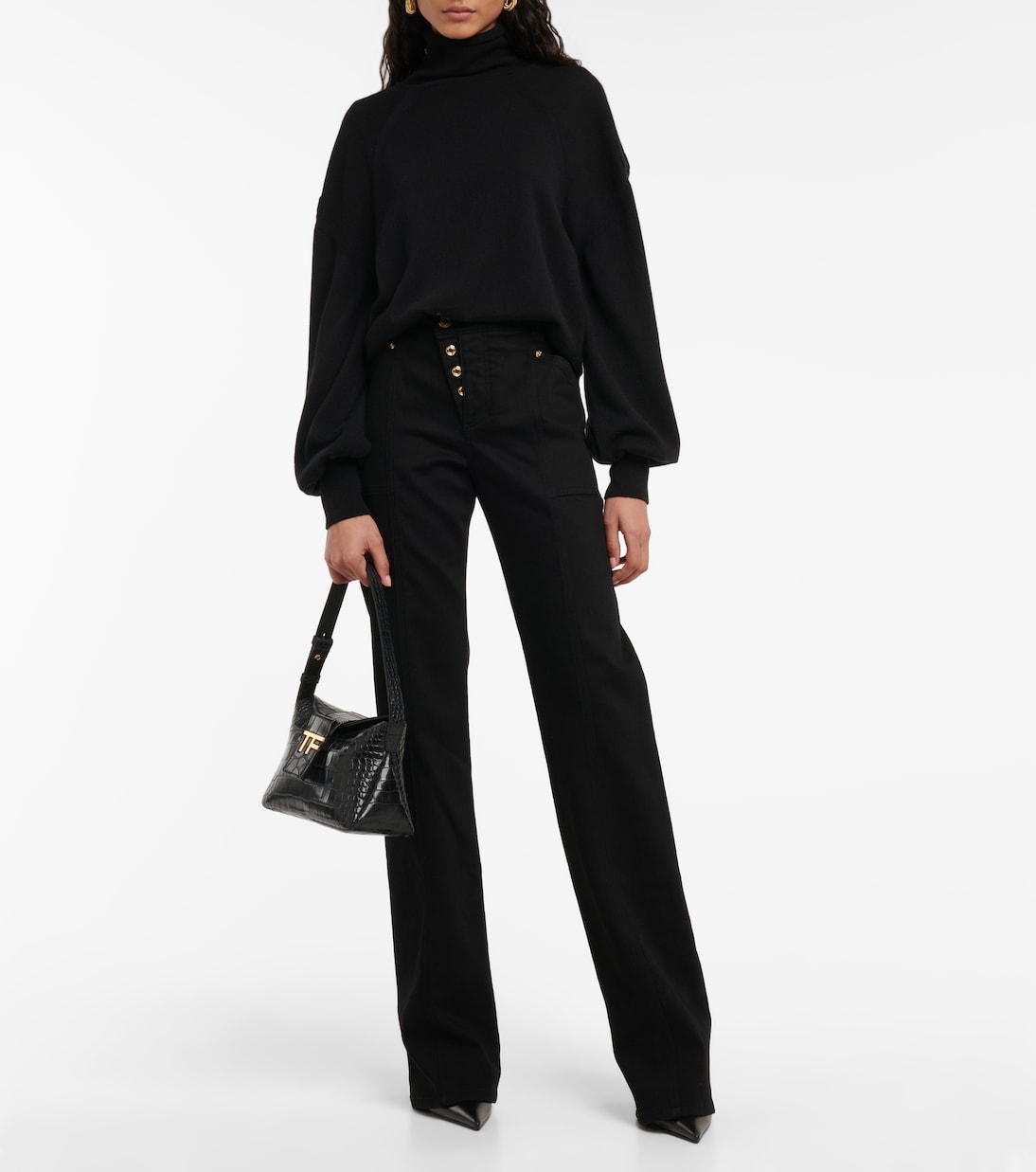 Pantaloni asimmetrici in cotone | Tom Ford