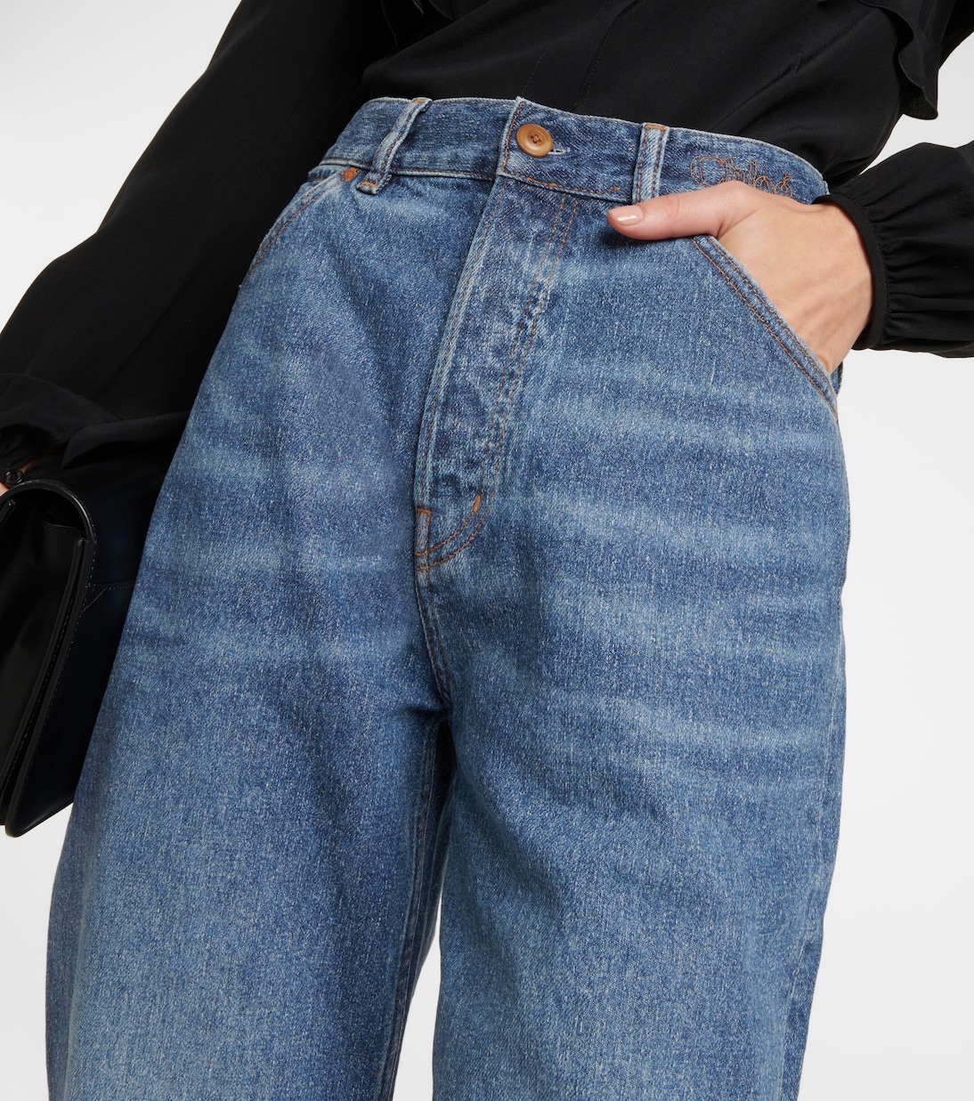 High-rise wide-leg jeans | Chloé