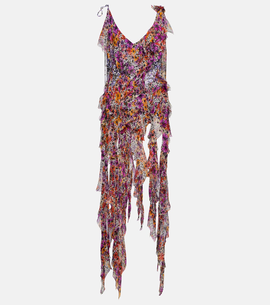 Bedrucktes Top aus Seiden-Crêpe | Dries Van Noten