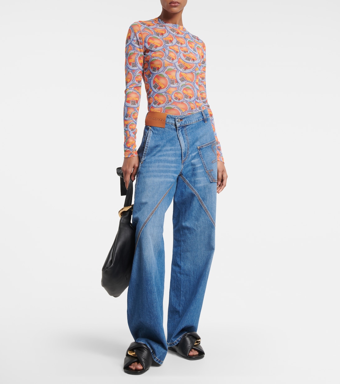 Sandalen Chain Twist aus Leder | JW Anderson