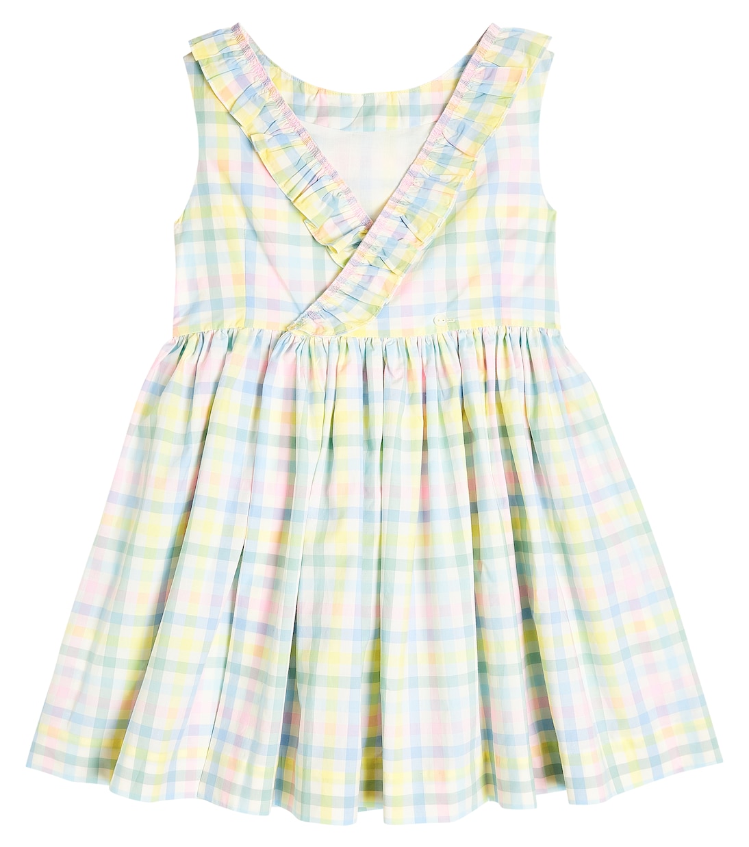 Robe Allison en coton à carreaux | Bonpoint