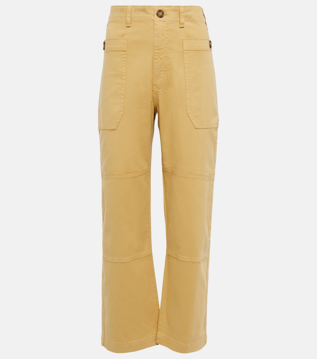 High-rise cropped cargo pants | Frame