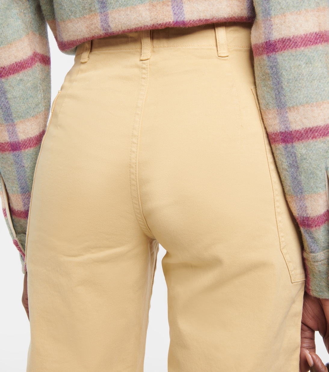 High-rise cropped cargo pants | Frame