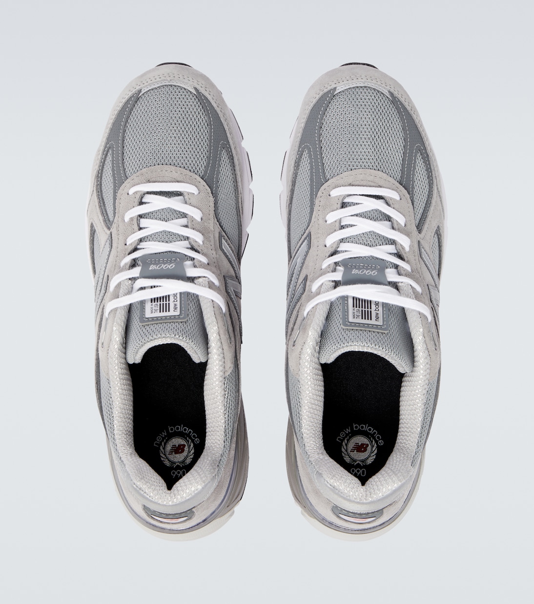 Made In USA 990 suede-trimmed sneakers | New Balance
