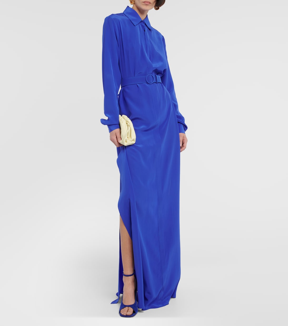 Robe longue en soie | Costarellos