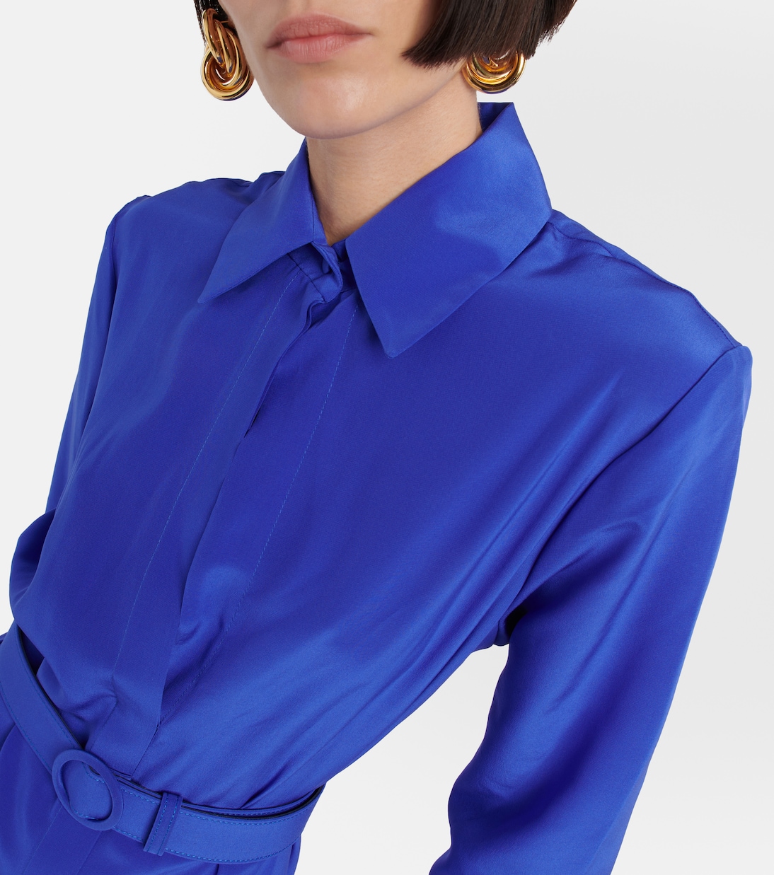 Robe longue en soie | Costarellos