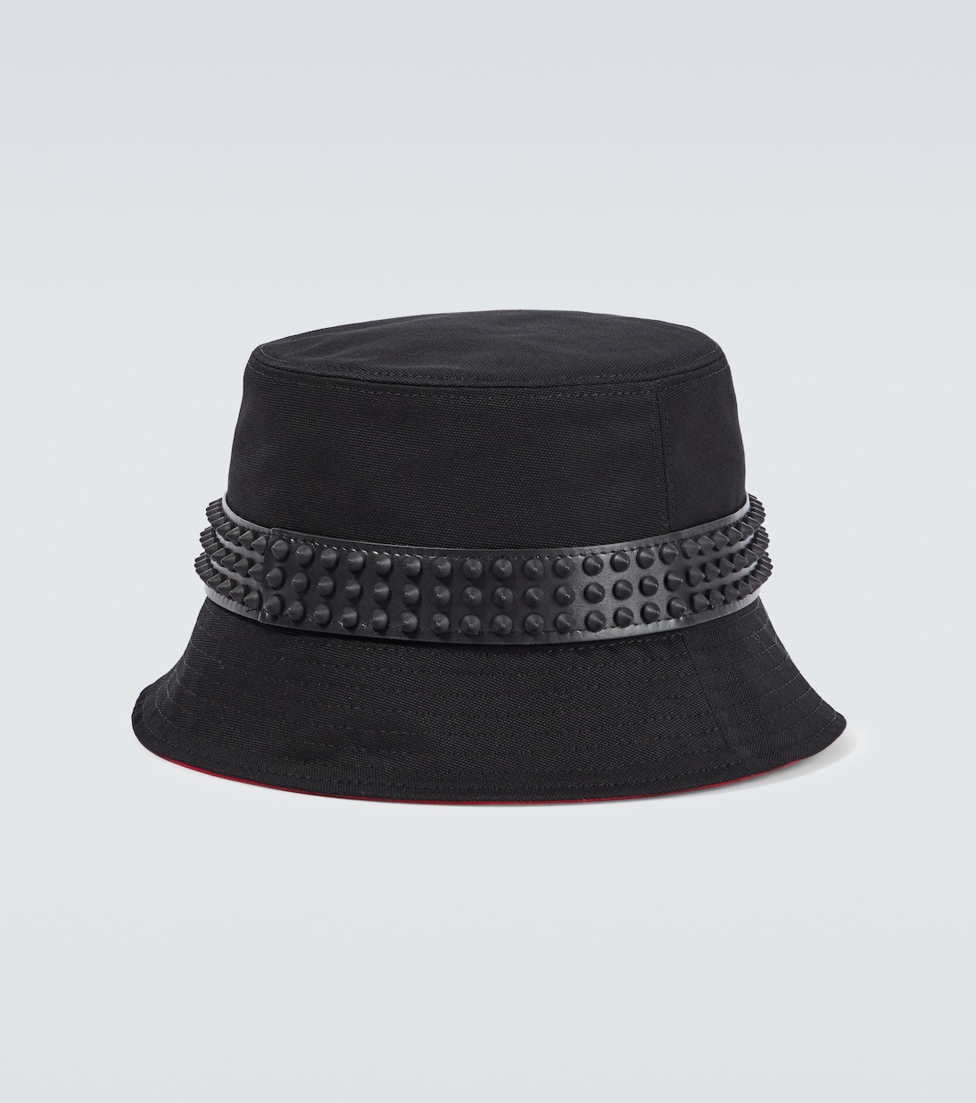 Hut Bobino Spikes aus Canvas | Christian Louboutin