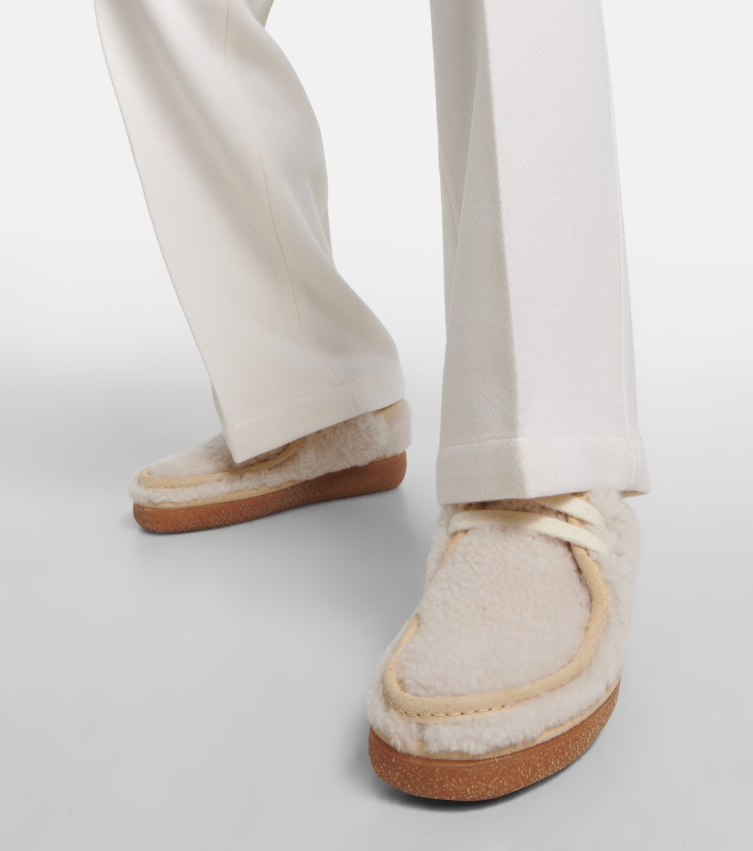 Mocassins en shearling | Ami Paris