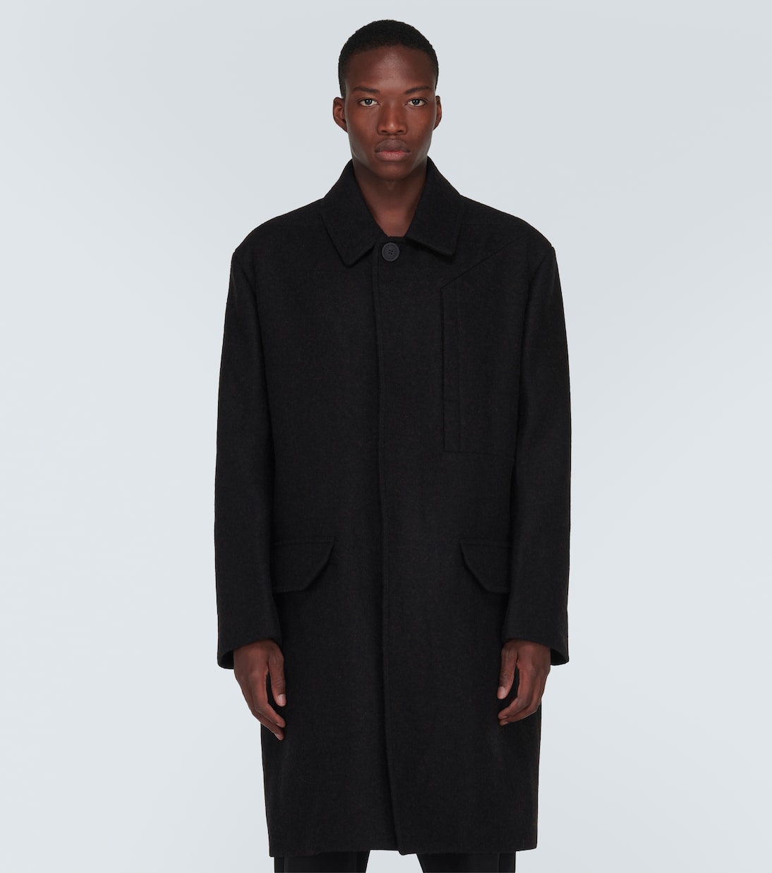 Abrigo Jumbo de lana virgen | Rick Owens