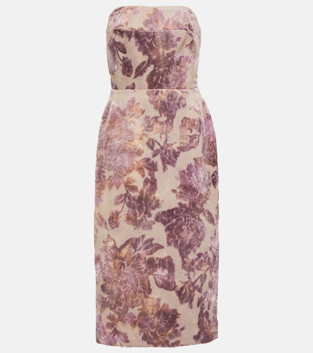 Midikleid aus Samt | Dries Van Noten