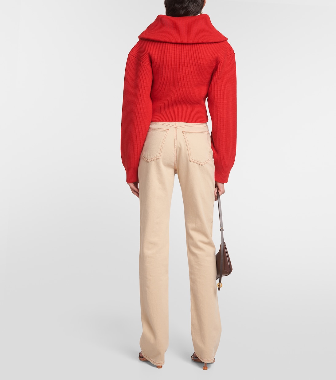 Jersey La Maille Risoul de lana cropped | Jacquemus