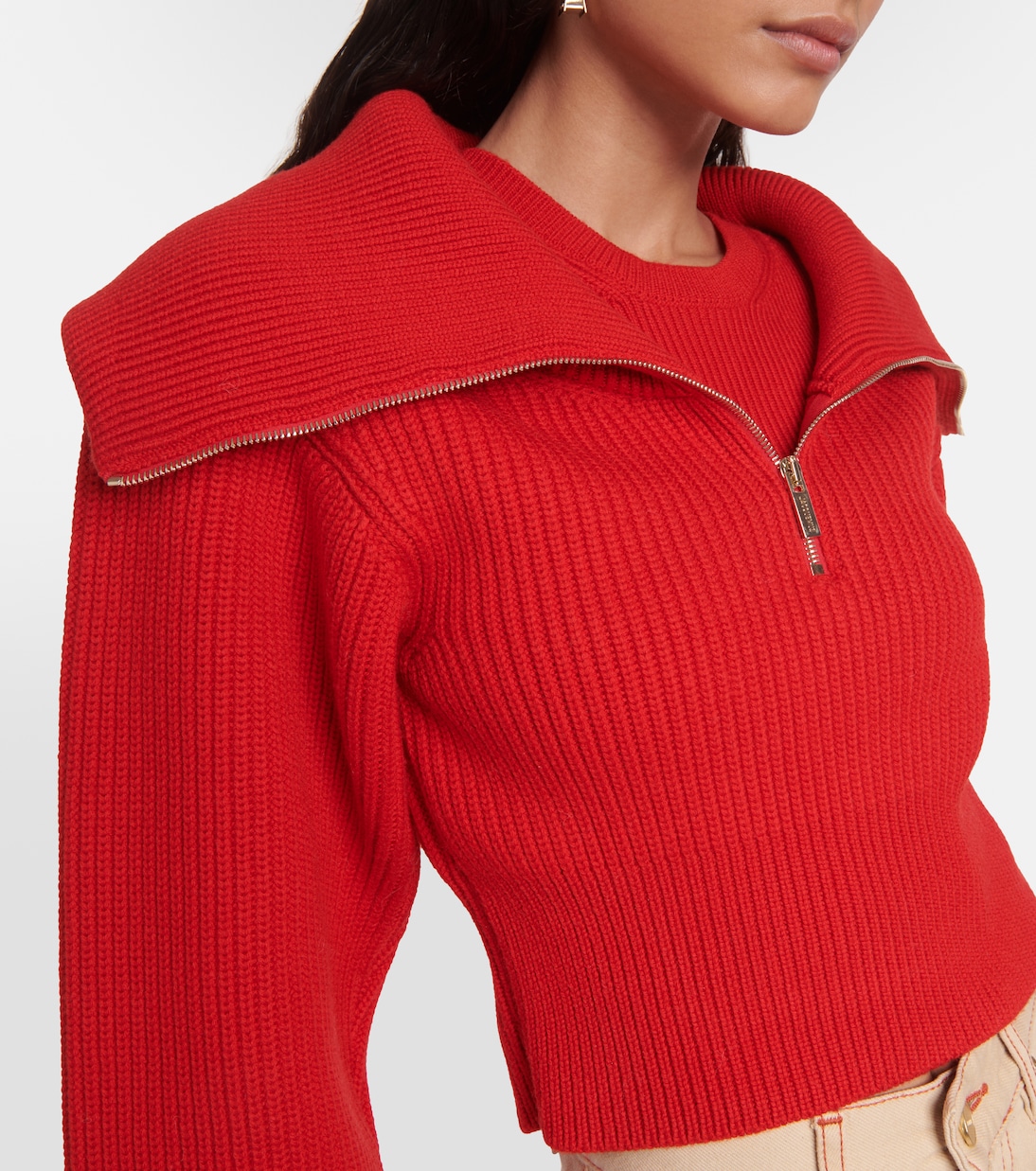 Jersey La Maille Risoul de lana cropped | Jacquemus