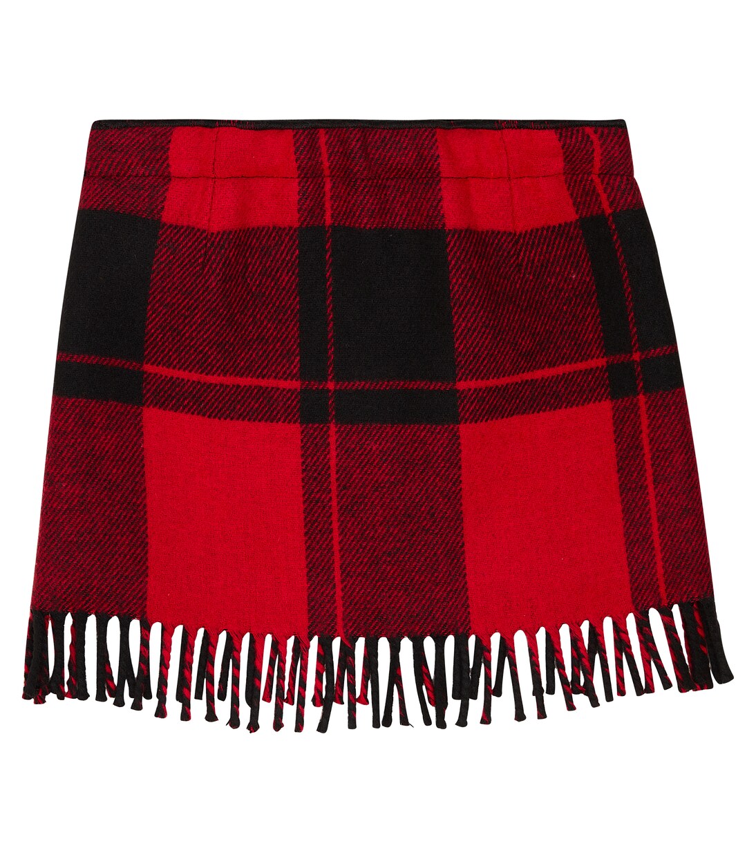 Checked fringe skirt | Il Gufo