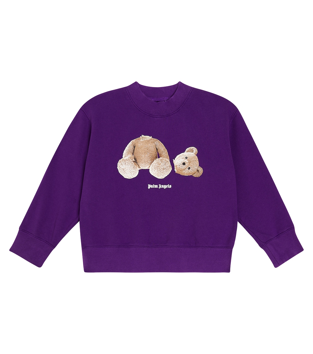Felpa in jersey di cotone con stampa | Palm Angels Kids