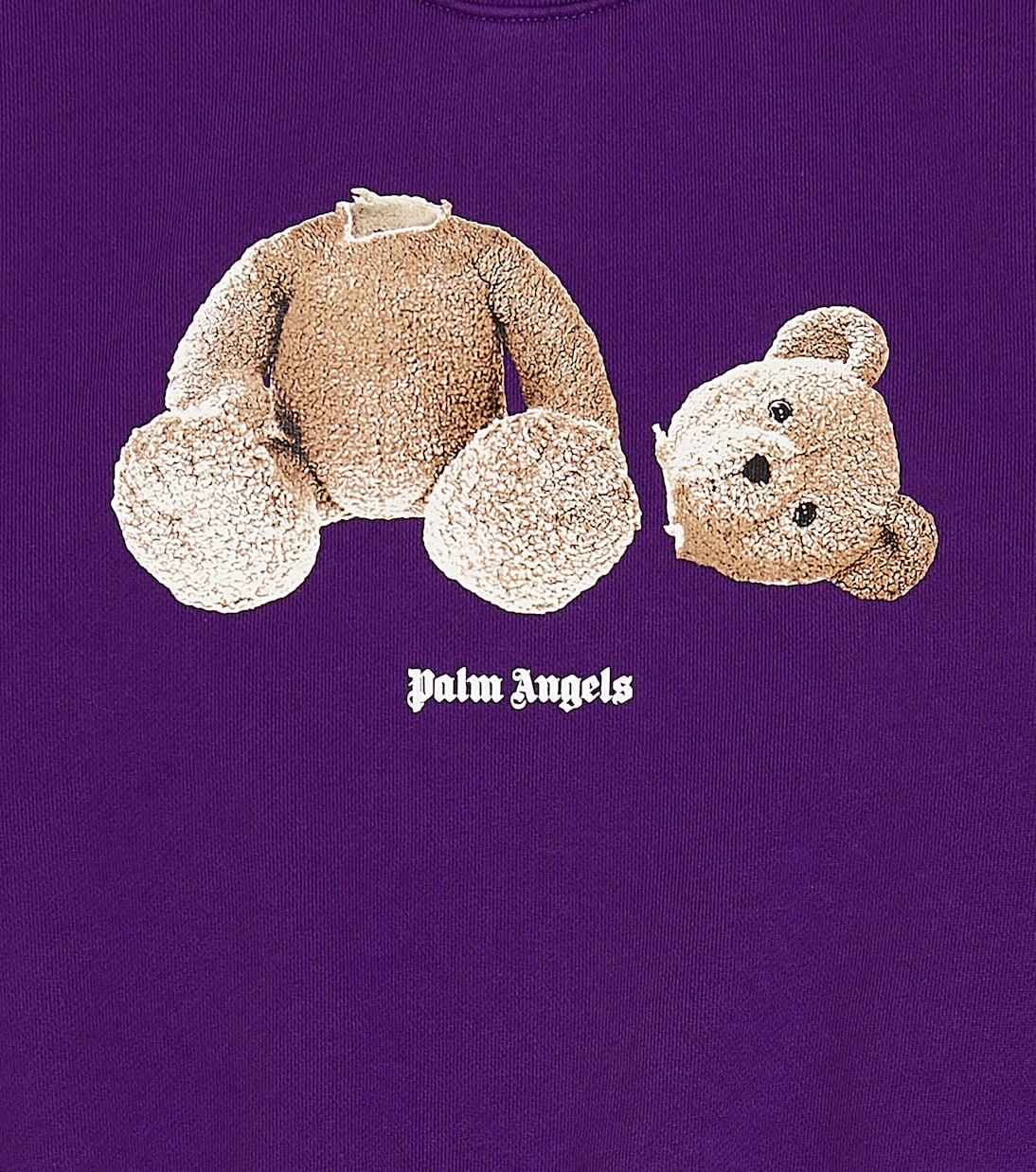 Felpa in jersey di cotone con stampa | Palm Angels Kids