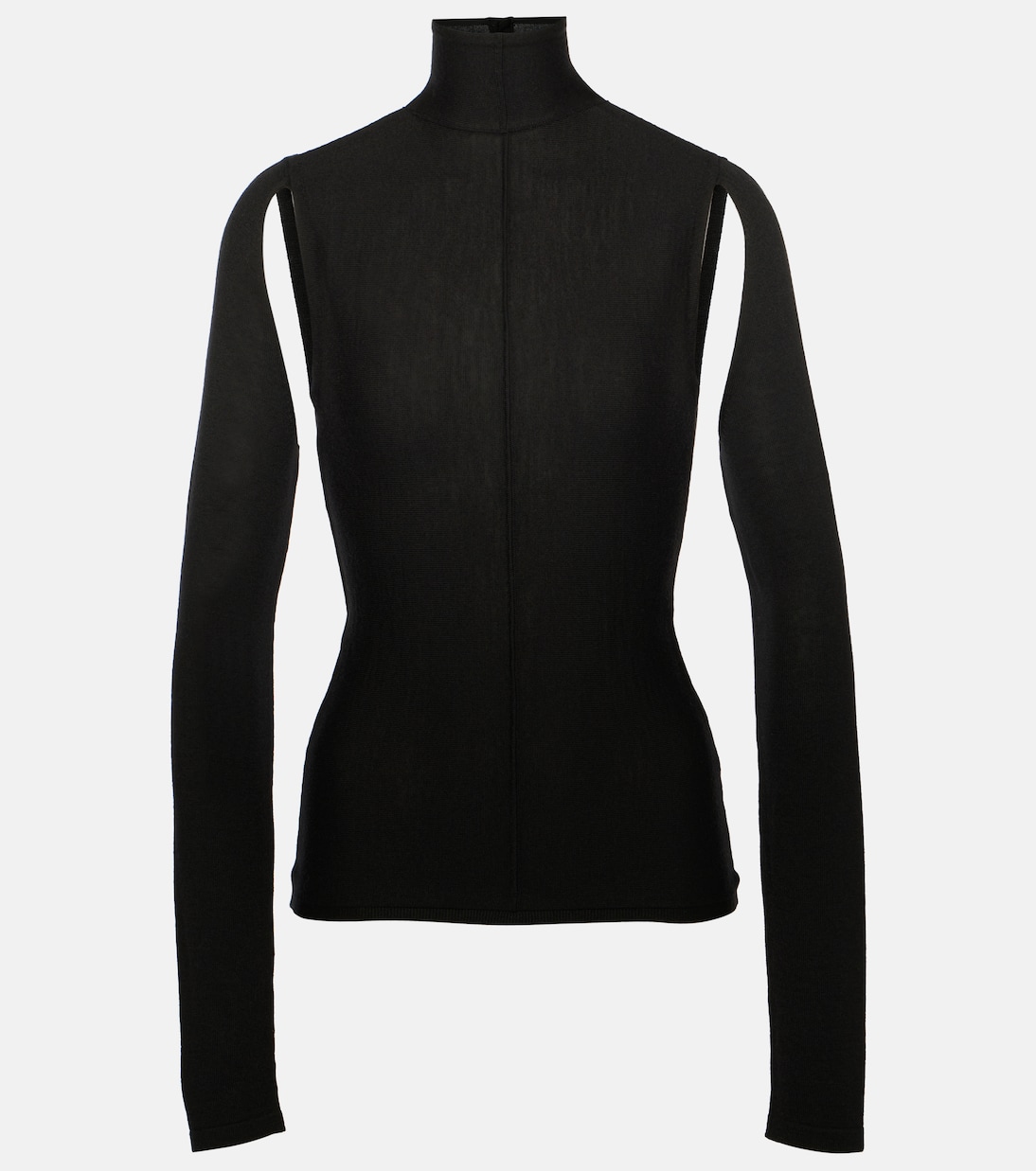 Marlowe virgin wool turtleneck top | Khaite