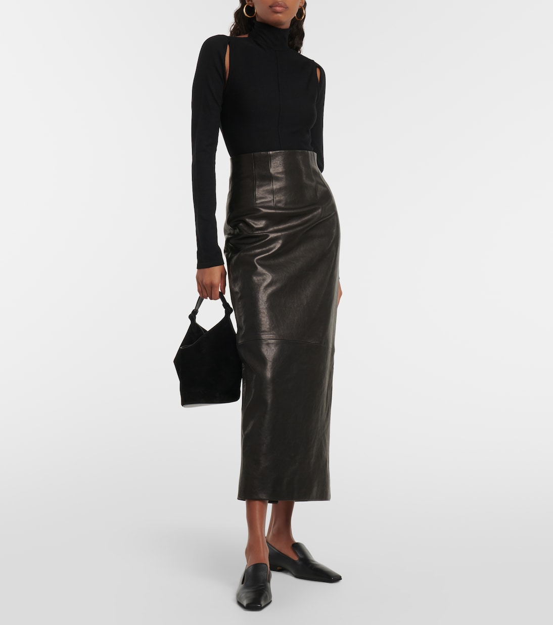 Marlowe virgin wool turtleneck top | Khaite