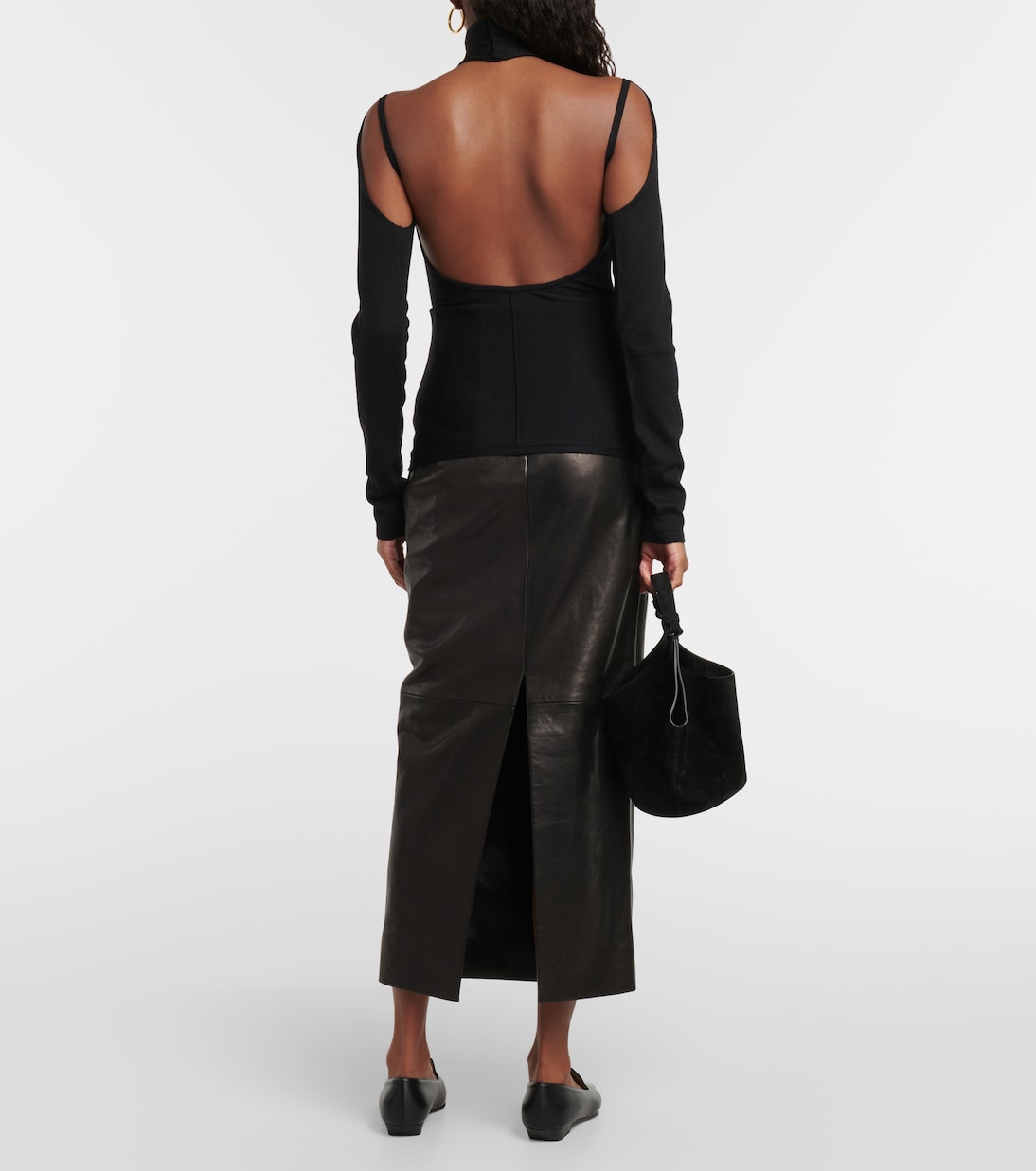 Marlowe virgin wool turtleneck top | Khaite