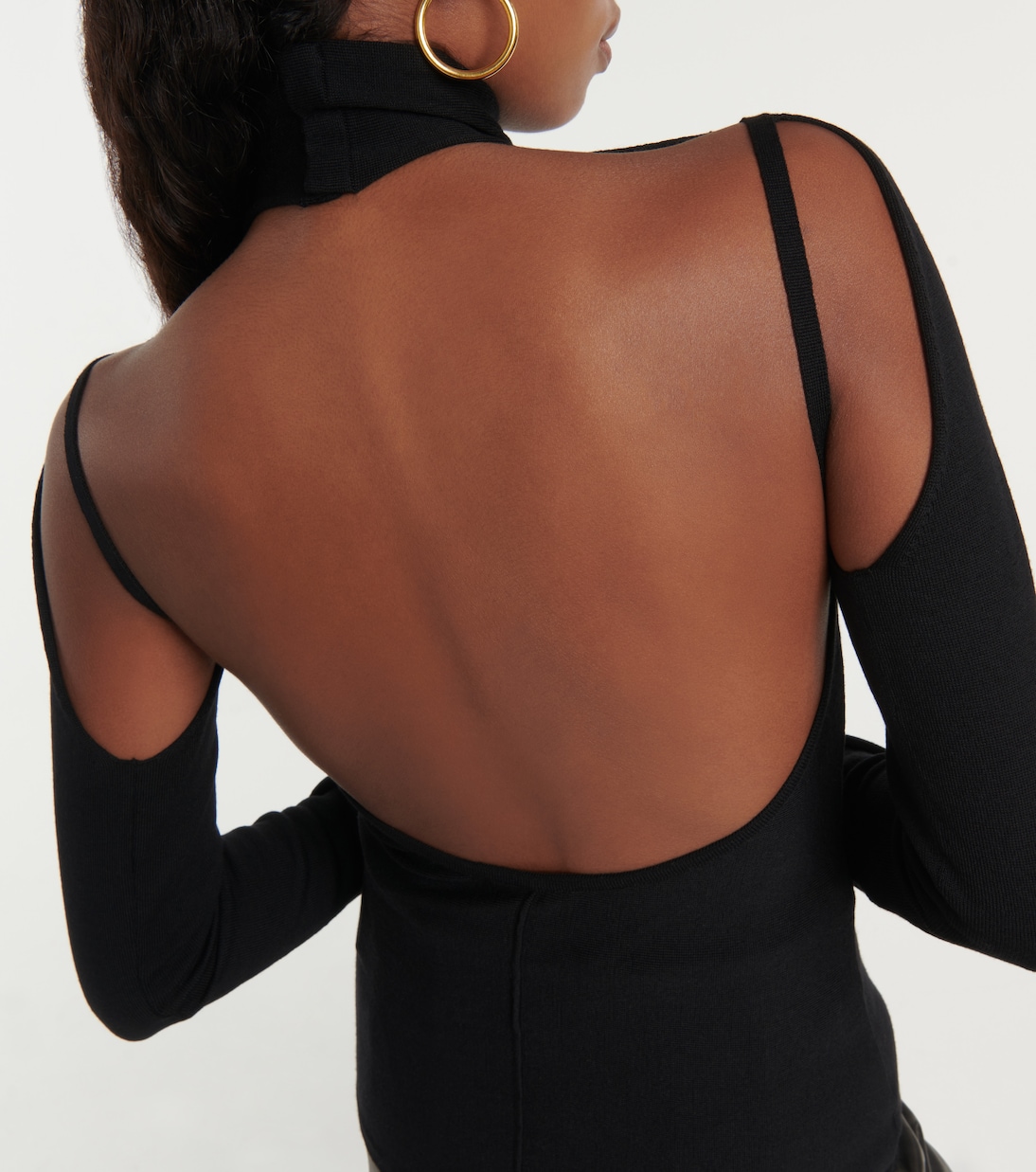 Marlowe virgin wool turtleneck top | Khaite