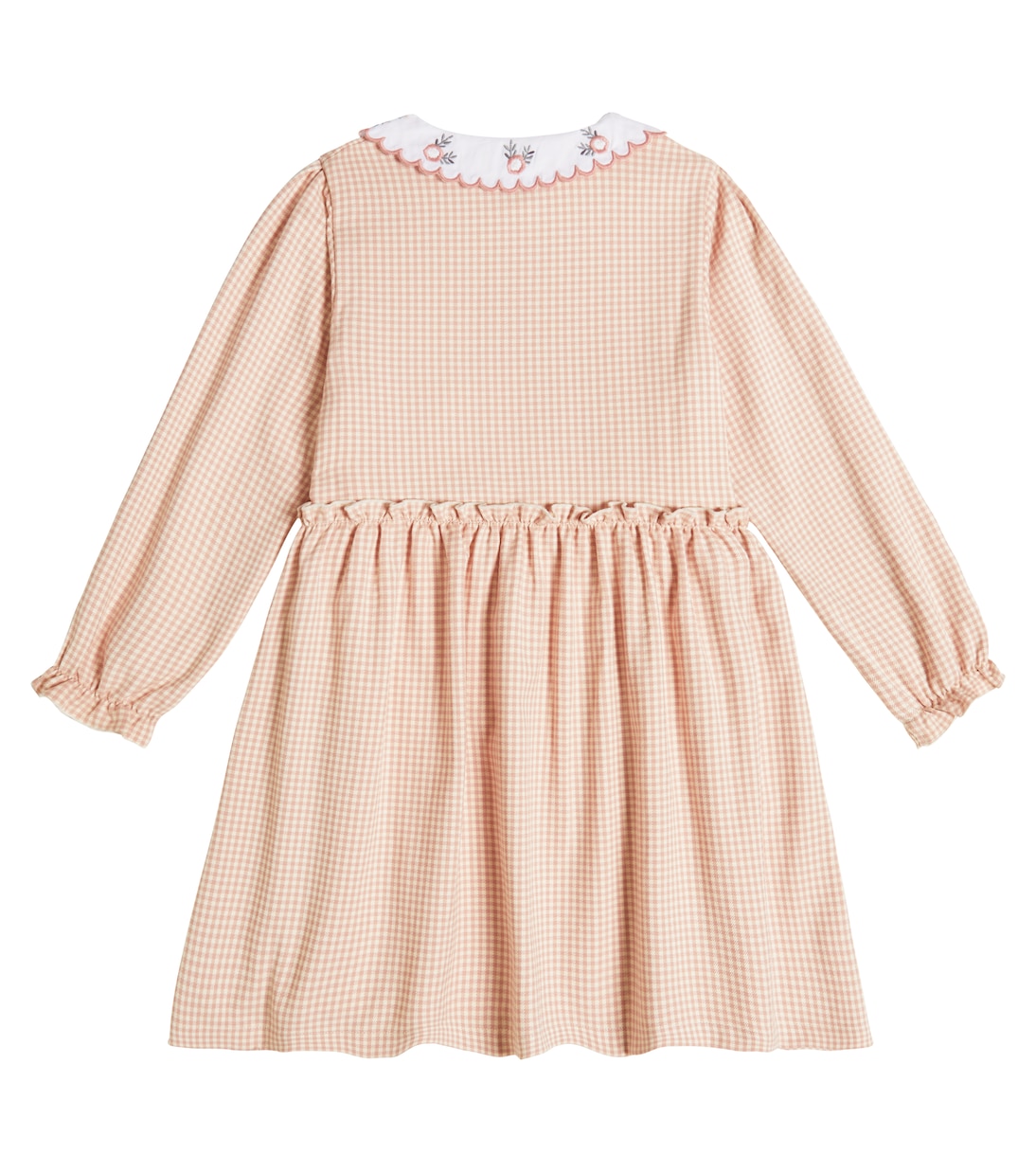 Abito a quadri a punto smock | Tartine et Chocolat