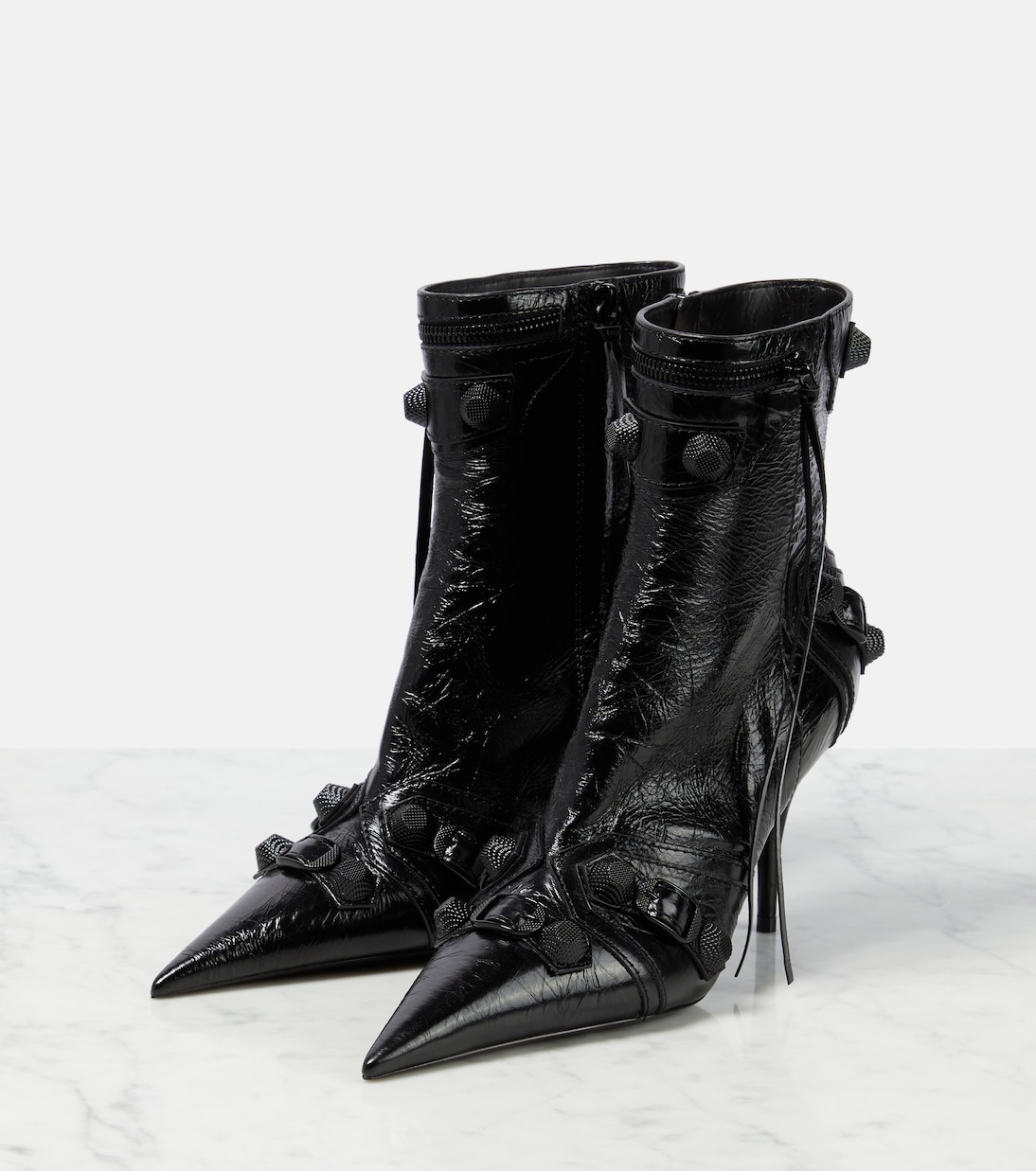 Bottines Cagole 90 en cuir | Balenciaga