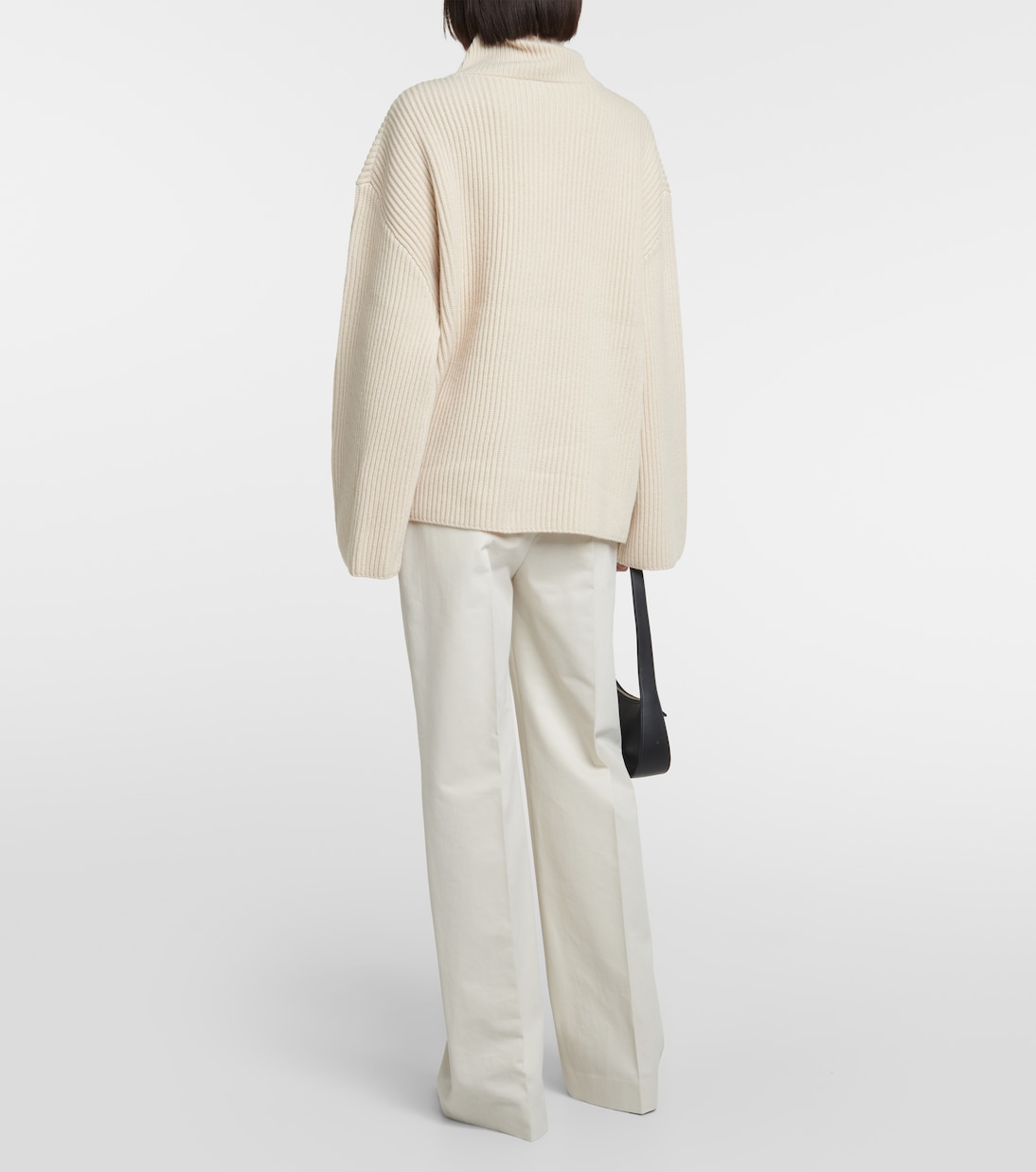 Ribbed-knit wool turtleneck sweater | Toteme