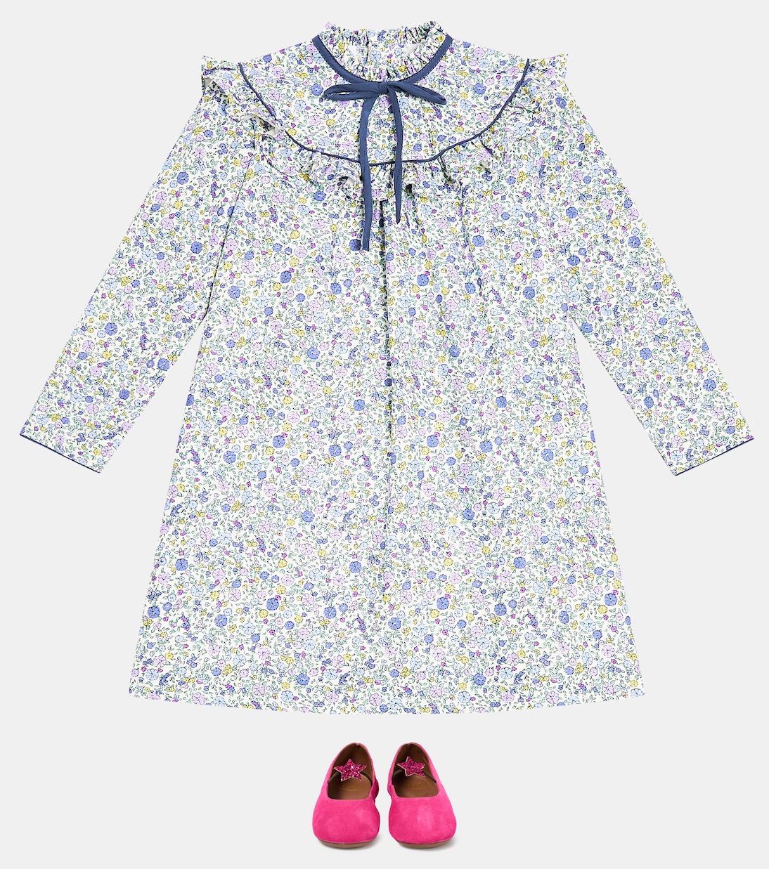Robe Mirta en coton à fleurs | La Coqueta
