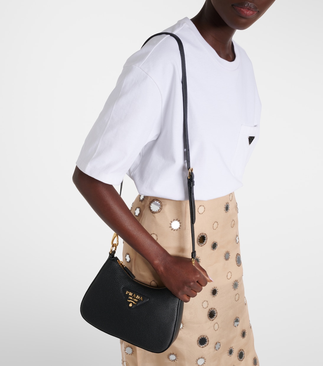 Borsa a spalla Small in pelle | Prada