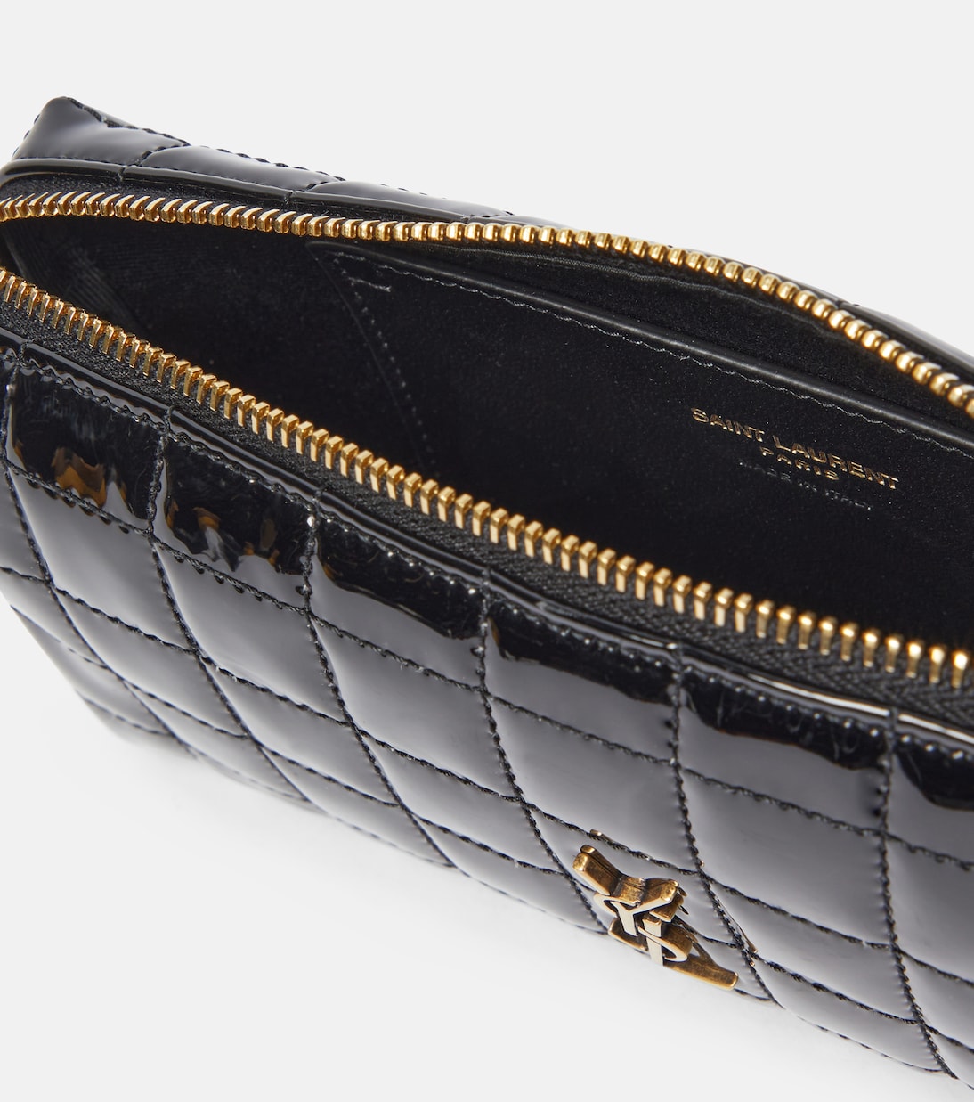 Cassandre matelassé pouch with strap | Saint Laurent