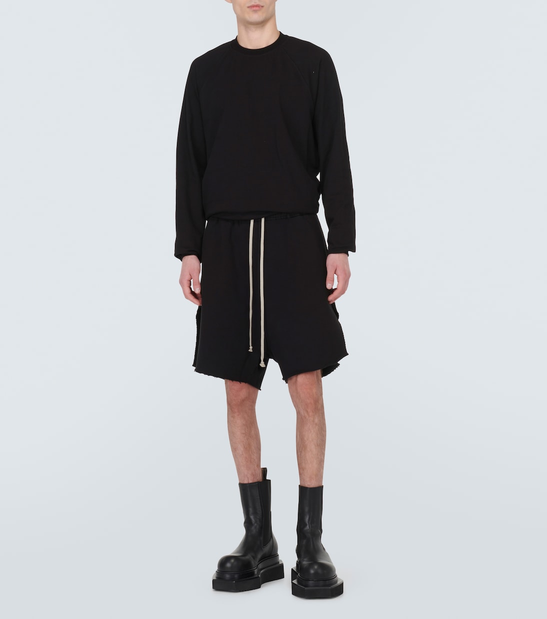 Shorts de jersey de algodón | DRKSHDW by Rick Owens