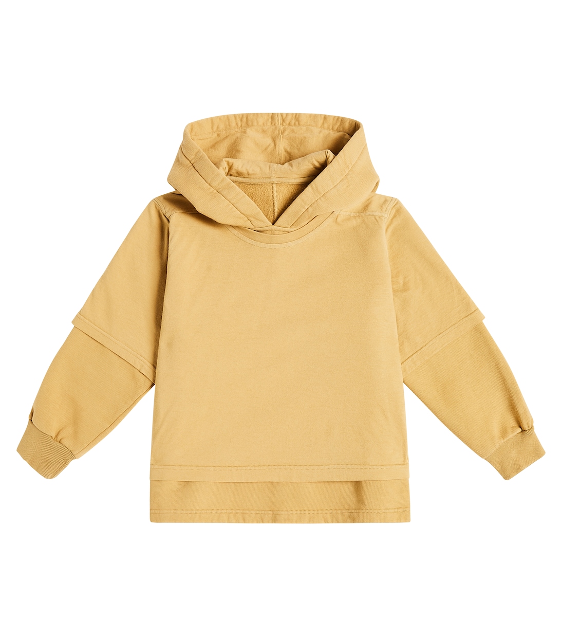Sweat-shirt à capuche Hustler en coton | Rick Owens Kids