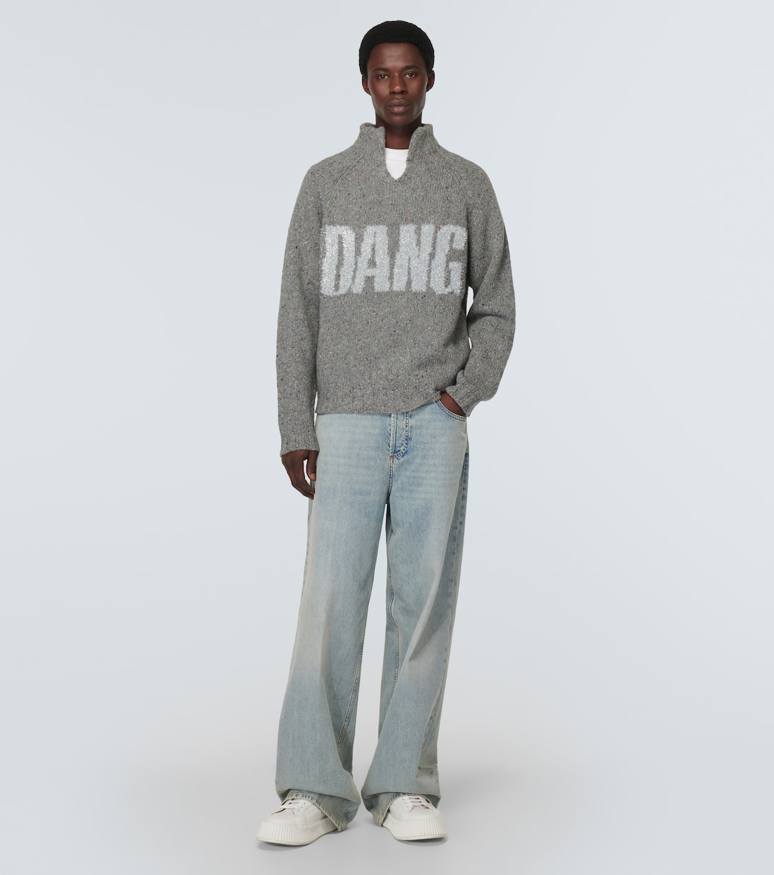 Intarsia wool-blend sweater | ERL