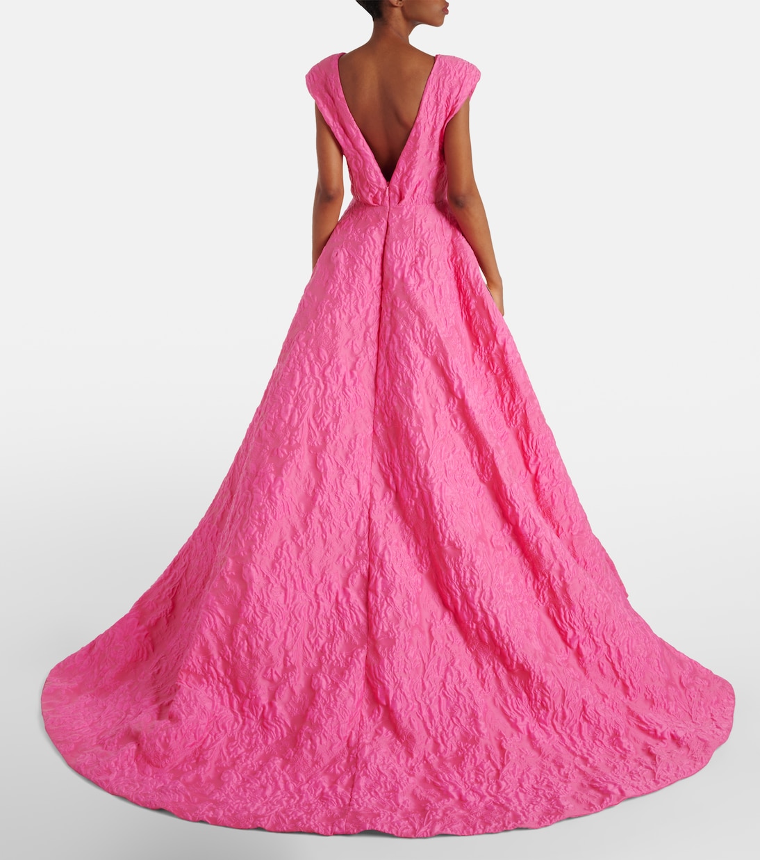 Robe aus Jacquard | Monique Lhuillier