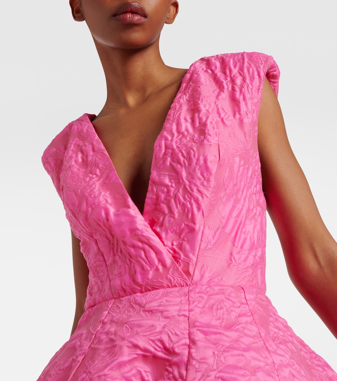 Robe aus Jacquard | Monique Lhuillier