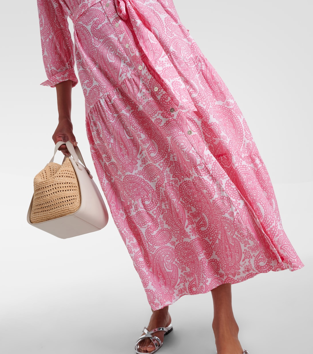 Robe chemise Ischia à motif cachemire | Heidi Klein