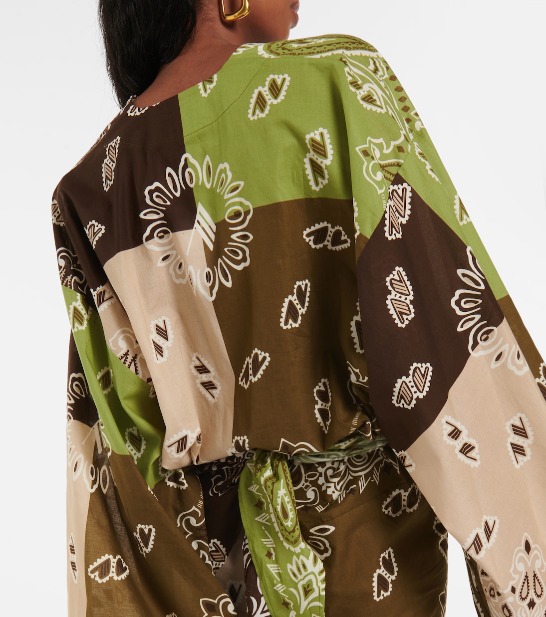 Abito corto Bandana in popeline | The Attico