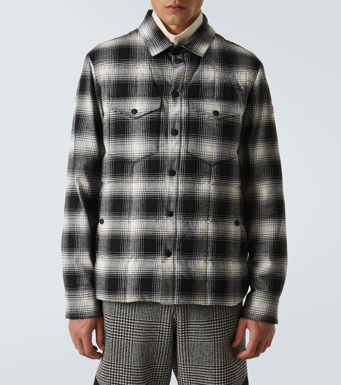 Chemise Gelt en coton à carreaux | Moncler Grenoble