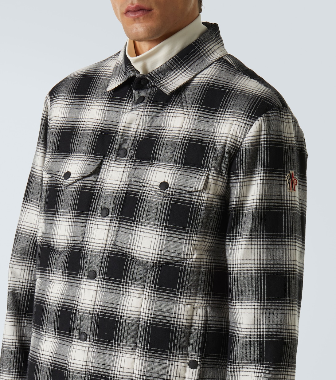 Chemise Gelt en coton à carreaux | Moncler Grenoble