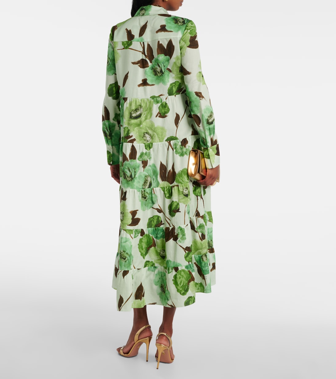 Floral cotton shirt dress | Erdem